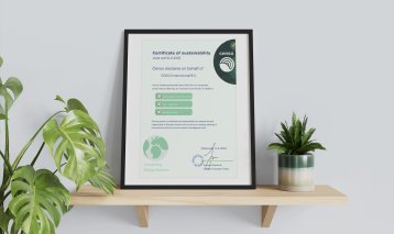 DOCO otrzymuje certyfikat zrównoważonego rozwoju