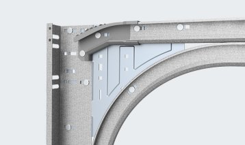 Actualización: curva superior HOME 215006 utilizada en el juego de guías horizontales 430016