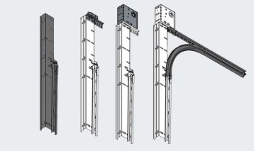 Neu: Lagerkonsolen und Montagehalterungen für Industrietore