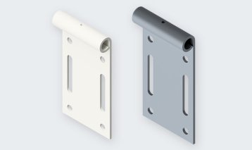 Actualización: Patrón de orificios para los portarodillos superiores 25043.1 y 25043-R9016