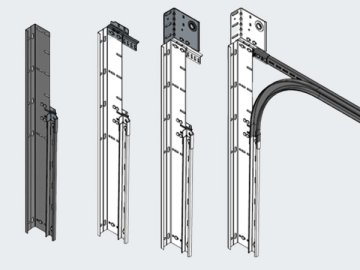 Novinka: Průmyslové koncové držáky s ložiskem-desky a montážní konzoly