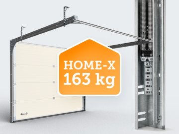 HOME-X 163 kg: marcando la pauta en sistemas de puertas con muelles de extensión